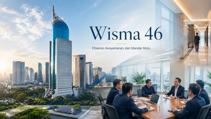 Wisma 46: Gedung Perkantoran Modern dengan Efisiensi, Kenyamanan & Standar Mutu